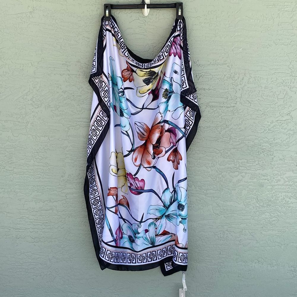 Chico's Floral Square Scarf NWT